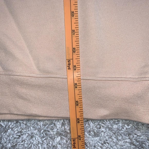 Lululemon- Perfectly Oversized WORDMARK Crewneck- APPROX Sz 8/10- Peachy/Orange - Picture 15 of 16